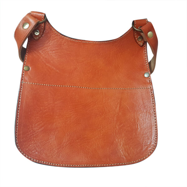 Exquisite Moroccan Handcrafted Genuine Leather Shoulder Bag - Your Perfect Everyday Companion - Image 2