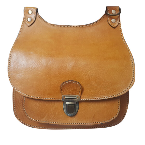 Exquisite Moroccan Handcrafted Genuine Leather Shoulder Bag - Your Perfect Everyday Companion - Image 6