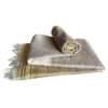 Luxurious Moroccan Hand-Loomed Sabra Silk and Wool Throw | Elegant Home Décor Essential - Image 4