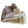 Luxurious Moroccan Hand-Loomed Sabra Silk and Wool Throw | Elegant Home Décor Essential - Image 5