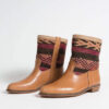 Handmade Moroccan Leather Kilim Boot: Unique, Stylish, and Durable