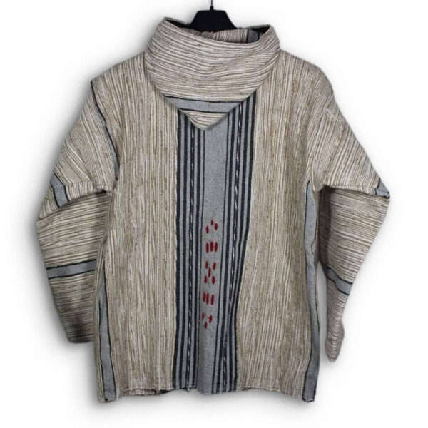 Bohemian Elegance Meets Moroccan Warmth: Handwoven Unisex Wool Jacket - Image 5