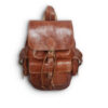Exquisite Handcrafted Moroccan Genuine Leather Backpack: Stylish, Practical, Timeless, and Durability
