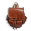 Exquisite Handcrafted Moroccan Genuine Leather Backpack: Stylish, Practical, Timeless, and Durability - Image 4