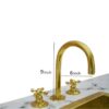 Timeless Elegance: Handcrafted Antique Brass Faucet for Bathroom and Kitchen Charm - Image 7