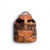 Exquisite Handmade Moroccan Leather Backpack with Kilim Carpet: A Fusion of Tradition, Style, and Functionality - Image 5