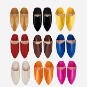 Elegant Leather slippers - unisex -