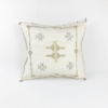 Handmade Moroccan Sabra Cactus Silk Pillow Cover: Ethical Elegance for Your Home