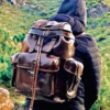 Exquisite Handcrafted Moroccan Pure Leather Hiking Big Backpack: Stylish, Practical, Timeless, and Durable - Image 10