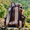 Exquisite Handcrafted Moroccan Pure Leather Hiking Big Backpack: Stylish, Practical, Timeless, and Durable - Image 11