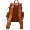 Exquisite Handcrafted Moroccan Pure Leather Hiking Big Backpack: Stylish, Practical, Timeless, and Durable - Image 4