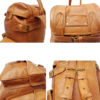 Exquisite Handcrafted Moroccan Pure Leather Hiking Big Backpack: Stylish, Practical, Timeless, and Durable - Image 8