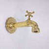 Timeless Elegance: Handcrafted Antique Brass Faucet for Bathroom and Kitchen Charm - Image 3