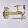 Timeless Elegance: Handcrafted Antique Brass Faucet for Bathroom and Kitchen Charm - Image 6