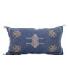 Handmade Moroccan Sabra Cactus Silk Pillow Cover: Ethical Elegance for Your Home