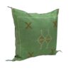 Handmade Moroccan Sabra Cactus Silk Pillow Cover: Ethical Elegance for Your Home - Image 3