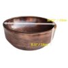 Enhance Your Bathroom with an Exquisite Handcrafted Moroccan Copper Sink Basin- A work of art par excellence - Image 9