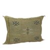 Handmade Moroccan Sabra Cactus Silk Pillow Cover: Ethical Elegance for Your Home - Image 3