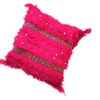 Luxury Handmade Moroccan Traditional Berber Wedding Blanket Unstuffed Pillow - Unique Handira Cushion Cover