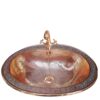 Enhance Your Bathroom with an Exquisite Handcrafted Moroccan Copper Sink Basin- A work of art par excellence
