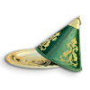 Exquisite Handcrafted Moroccan Copper Serving Dish with Silk Embroidered Velvet Cover - Perfect for Elegant Home Decor and Memorable Gifting - Image 2