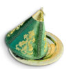 Exquisite Handcrafted Moroccan Copper Serving Dish with Silk Embroidered Velvet Cover - Perfect for Elegant Home Decor and Memorable Gifting - Image 5