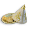 Exquisite Handcrafted Moroccan Copper Serving Dish with Silk Embroidered Velvet Cover - Perfect for Elegant Home Decor and Memorable Gifting - Image 6