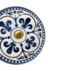 Elegant Moroccan Handmade, Hand painted Ceramic Sink with Brass Drain - A Timeless Work of Art - Image 4