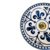 Elegant Moroccan Handmade, Hand painted Ceramic Sink with Brass Drain - A Timeless Work of Art - Image 6