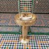 Elevate Your Bathroom with Handcrafted Moroccan Brass Sink Basin with Engraved Faucet- A work of art par excellence - Image 10