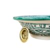 Elegant Moroccan Handmade, Hand painted Ceramic Sink with Brass Drain - A Timeless Work of Art - Image 3