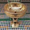 Elevate Your Bathroom with Handcrafted Moroccan Brass Sink Basin with Engraved Faucet- A work of art par excellence - Image 11