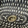 Enhance Your Bathroom with an Exquisite Handcrafted Moroccan Brass Sink studded with bone and resin- A work of art par excellence - Image 4