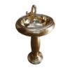 Elevate Your Bathroom with Handcrafted Moroccan Brass Sink Basin with Engraved Faucet- A work of art par excellence - Image 4