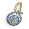 Elegant Moroccan Handmade, Hand painted Ceramic Sink with Brass Drain - A Timeless Work of Art - Image 2