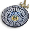 Elegant Moroccan Handmade, Hand painted Ceramic Sink with Brass Drain - A Timeless Work of Art - Image 3