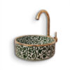 Elegant Moroccan Handmade, Hand painted Ceramic Sink with Brass Drain - A Timeless Work of Art - Image 4
