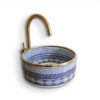 Elegant Moroccan Handmade, Hand painted Ceramic Sink with Brass Drain - A Timeless Work of Art - Image 4