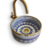 Elegant Moroccan Handmade, Hand painted Ceramic Sink with Brass Drain - A Timeless Work of Art - Image 2