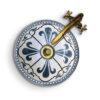 Elegant Moroccan Handmade, Hand painted Ceramic Sink with Brass Drain - A Timeless Work of Art - Image 3