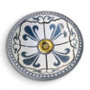 Elegant Moroccan Handmade, Hand painted Ceramic Sink with Brass Drain - A Timeless Work of Art