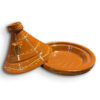 Timeless Elegance: Exquisite Handmade Moroccan Ceramic Tagine and Serving Dish - Image 3