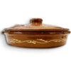 Timeless Elegance: Exquisite Handmade Moroccan Ceramic Tagine and Serving Dish - Image 2