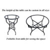 Elegant Moroccan Mosaic Table: A Timeless Work of Art for Your Indoor or Outdoor Oasis - Image 11