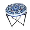 Elegant Moroccan Mosaic Table: A Timeless Work of Art for Your Indoor or Outdoor Oasis
