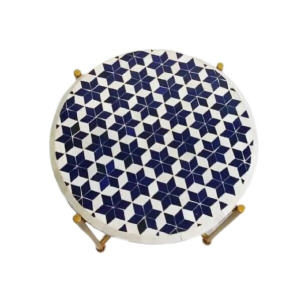 Elegant Moroccan Mosaic Table: A Timeless Work of Art for Your Indoor or Outdoor Oasis - Image 5