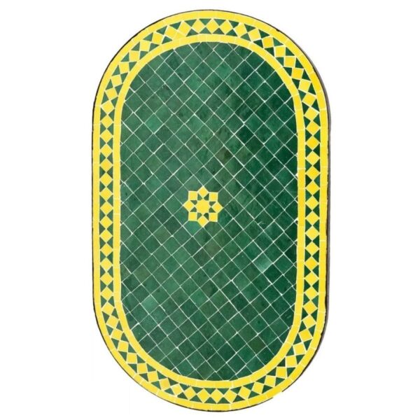 Elegant Moroccan Mosaic Table: A Timeless Work of Art for Your Indoor or Outdoor Oasis - Image 3