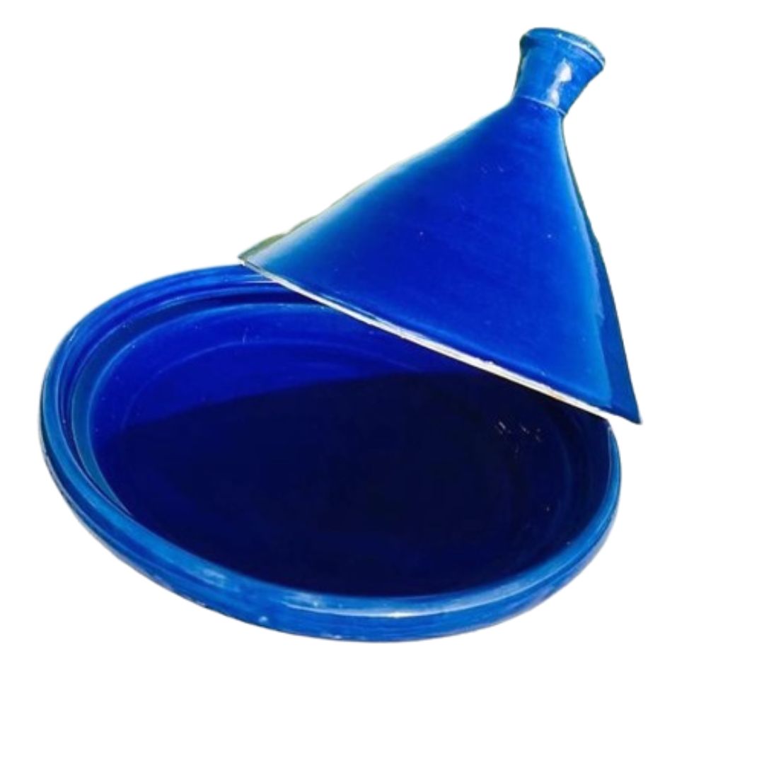 Timeless Elegance: Exquisite Handmade Moroccan Ceramic Tagine and Serving Dish - Image 4