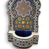 Timeless Elegance: Moroccan Mosaic Wall Fountain - Artistry in Every Drop - Image 2