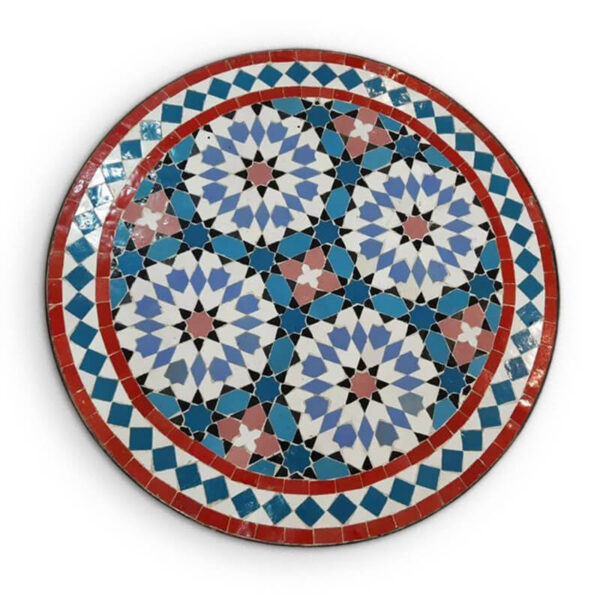 Elegant Moroccan Mosaic Table: A Timeless Work of Art for Your Indoor or Outdoor Oasis - Image 5